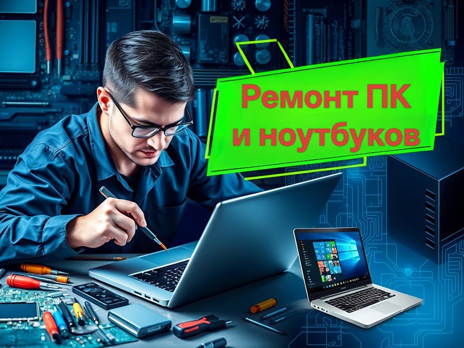 Ремонт ПК и ноутбуков, Уральск!