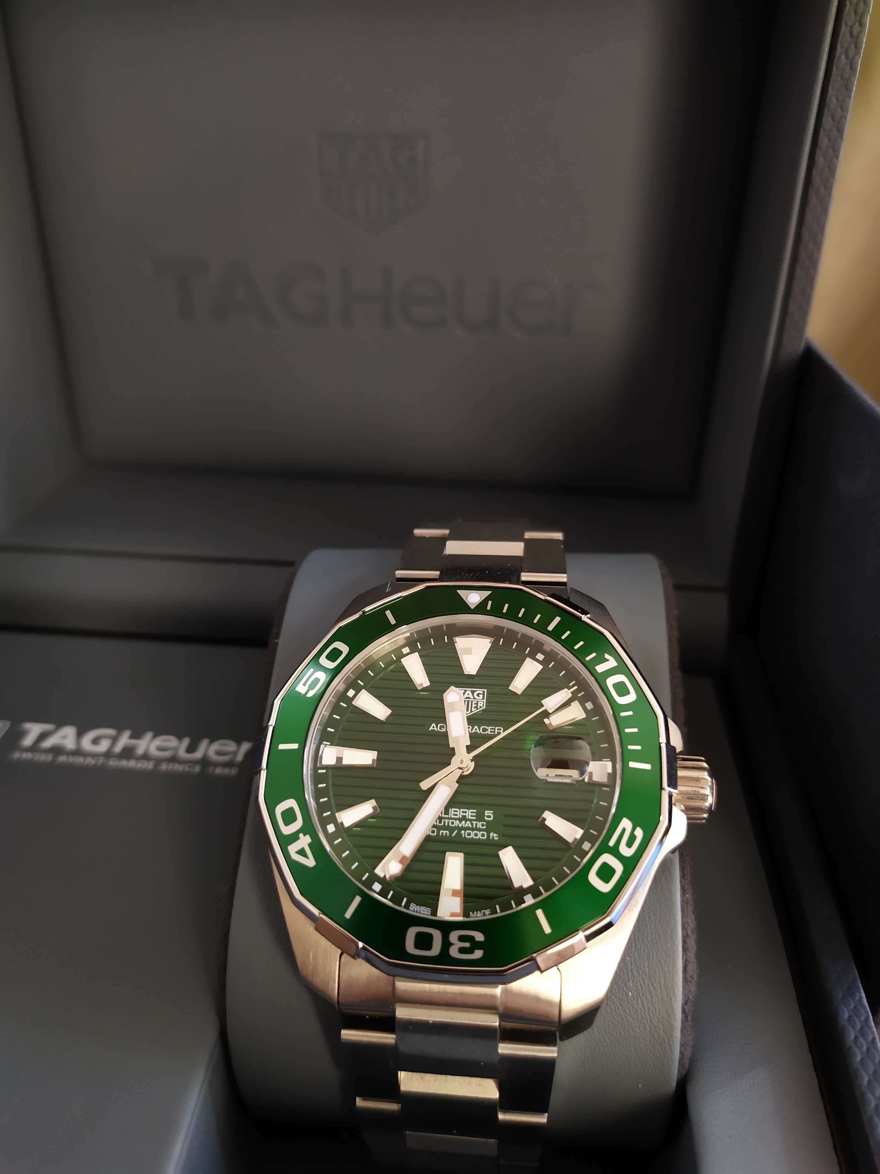 мъжки часовник TAG Heuer Aquaracer 300M -WAY201S.BA0927- Green  -43MM