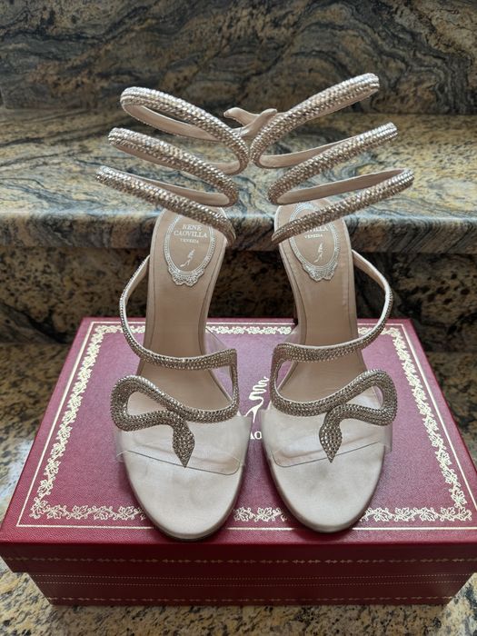 Сандалети на висок ток Rene Caovilia