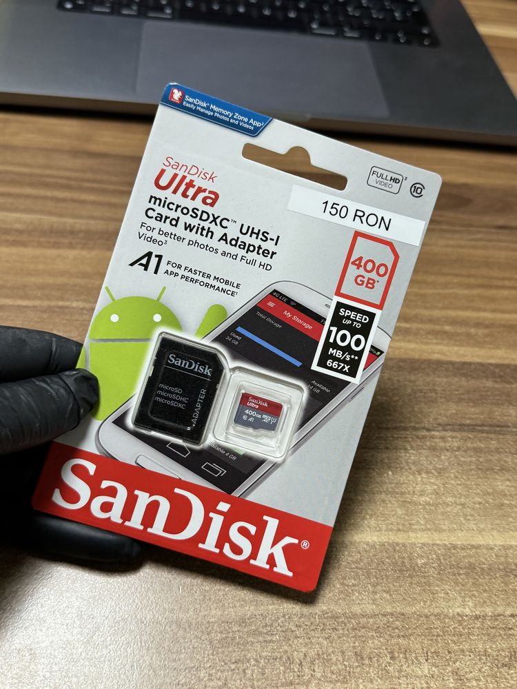 Card SanDisk Ultra / 400 Gb / Nou - Sigilat |