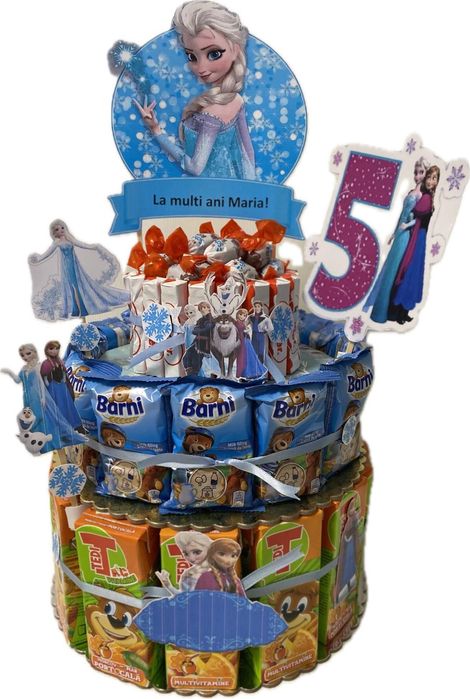 Tort din dulciuri  ambalate