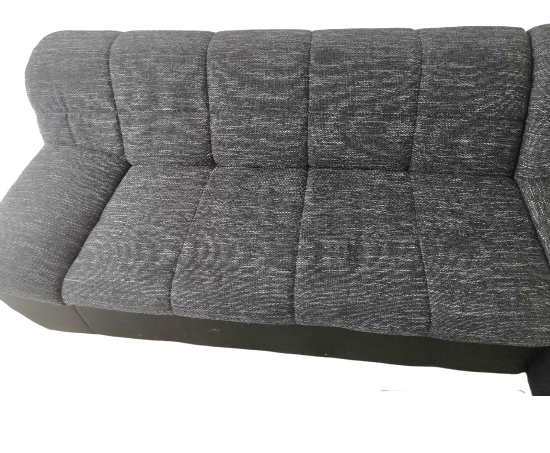 Ъглов диван (сив цвят/графит)