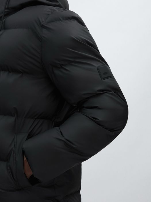 RAINS Alta Long Puffer Jacket Black Men мъжка парка