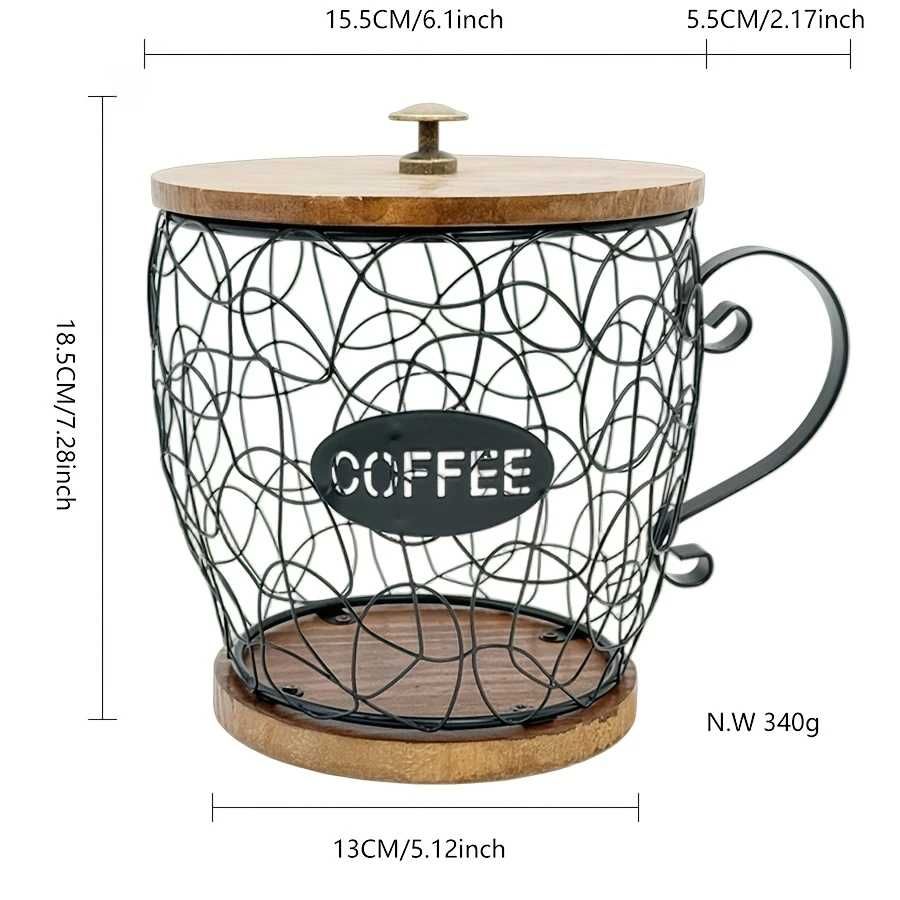 Органайзер Метална поставка за кафе капсули за Nespresso Dolce Gusto