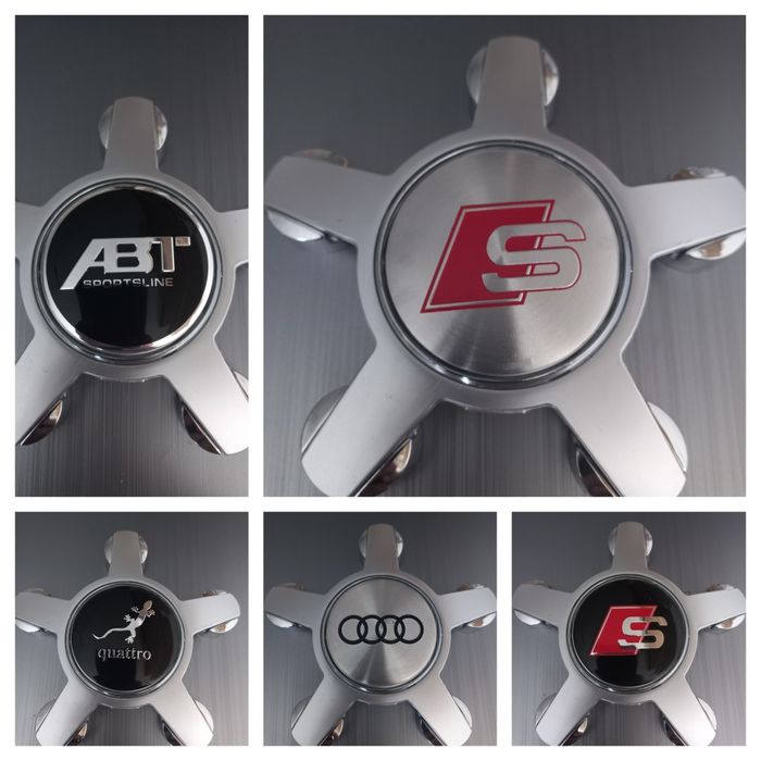 Audi- set 4 capace pentru jante aliaj