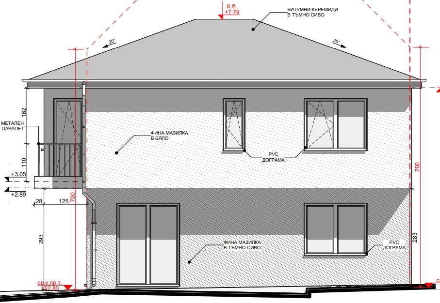 Нова двуетажна къща в бързоразвиващия се район - м-т Зеленика