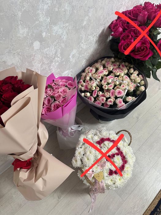 Продается цветы (вчерашние)