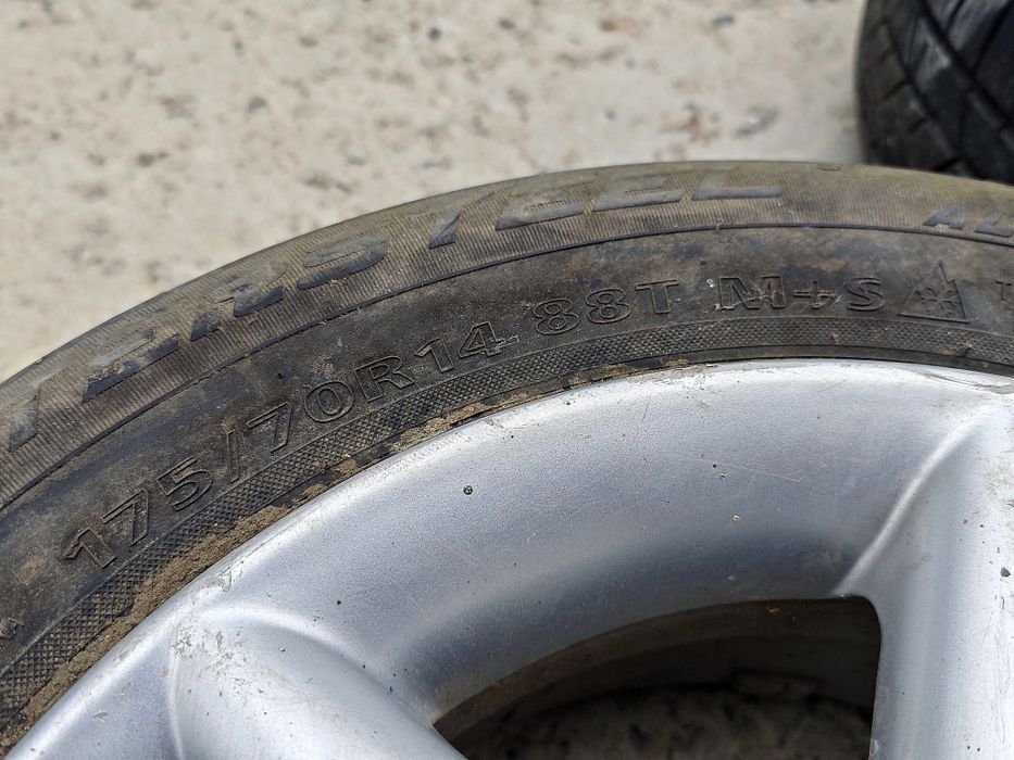 Jante aluminiu CMS + Anvelope All Season 175/70 R14