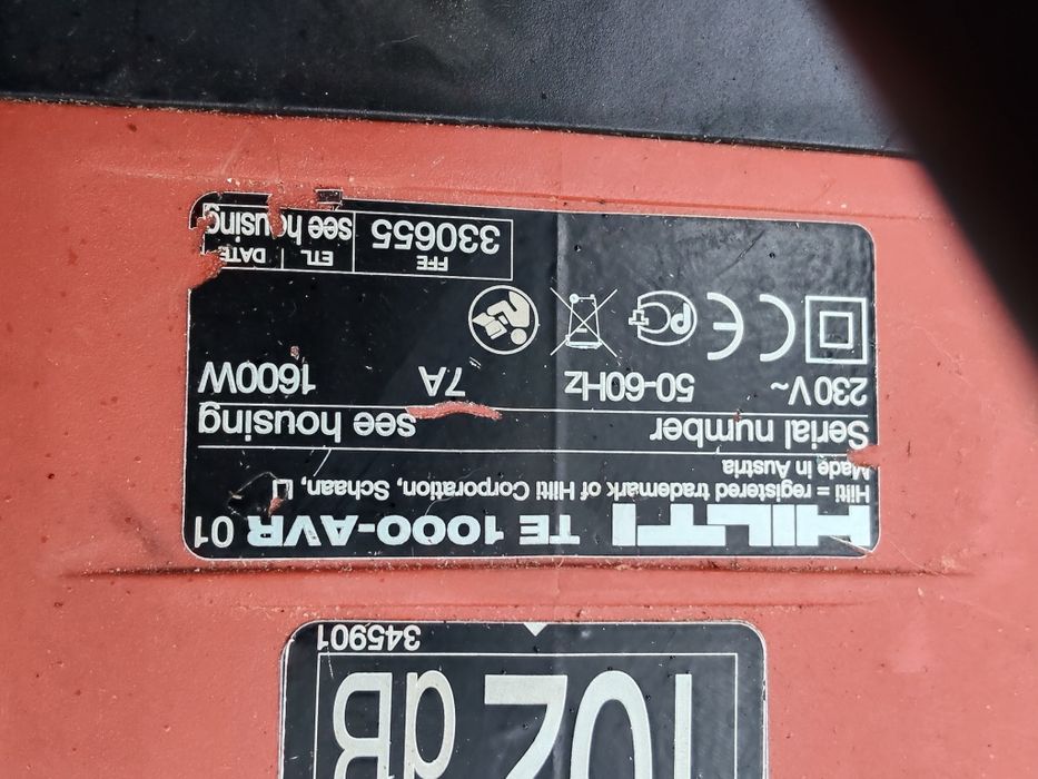 Demolator HILTI TE 1000-AVR că și nou