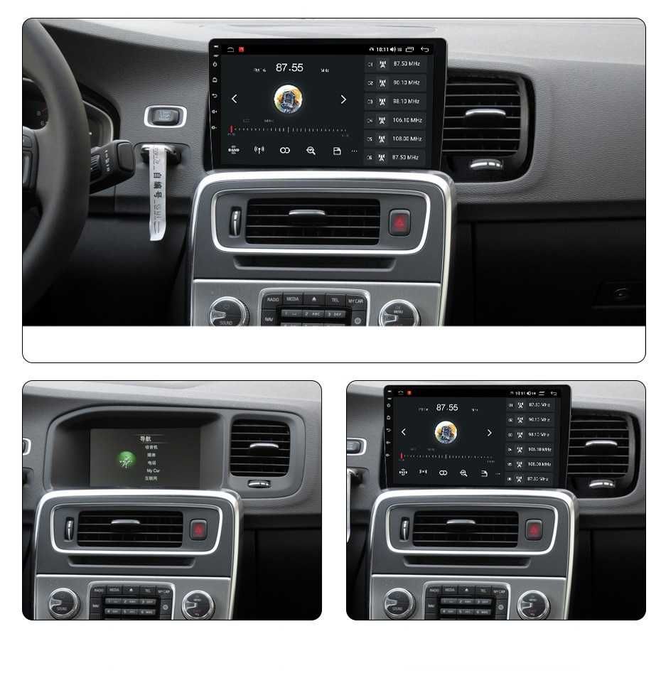 Navigatie Volvo S60 V60  2011 - 2020 Android Garantie 2GB 4GB 8GB RAM