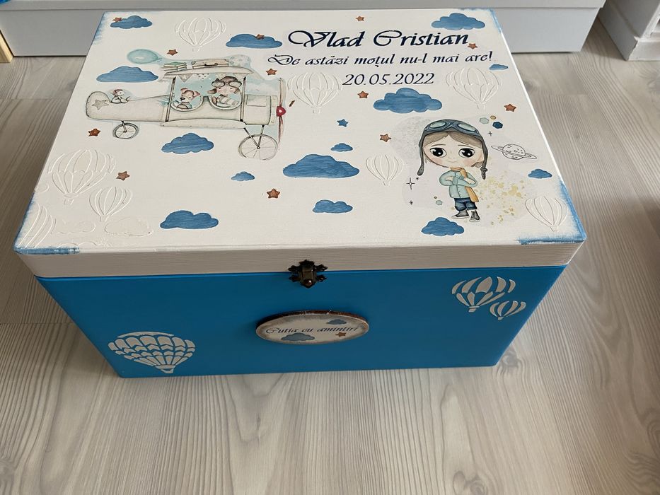 Cutie trusou/Lumanare botez