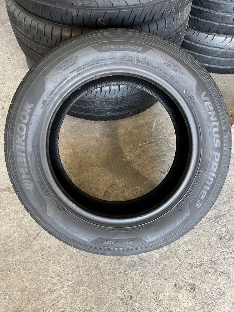 2 anvelope de vara 195/60/15 Hankook 2022!