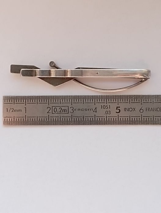 Ac cravata argint cu diamant