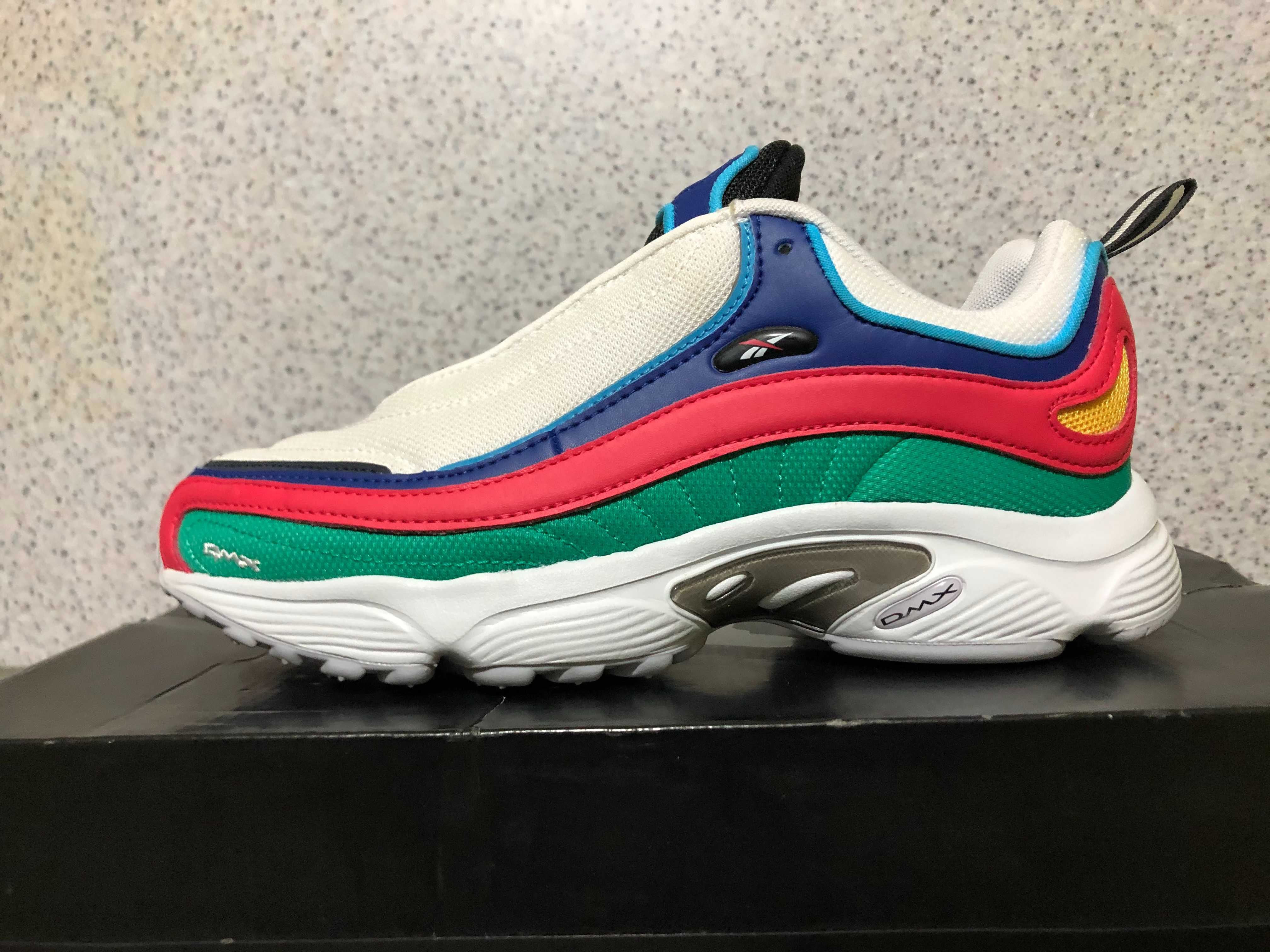 ОРИГИНАЛНИ *** Reebok Daytona DMX DV8647  / Cobalt/Pink/Emerald