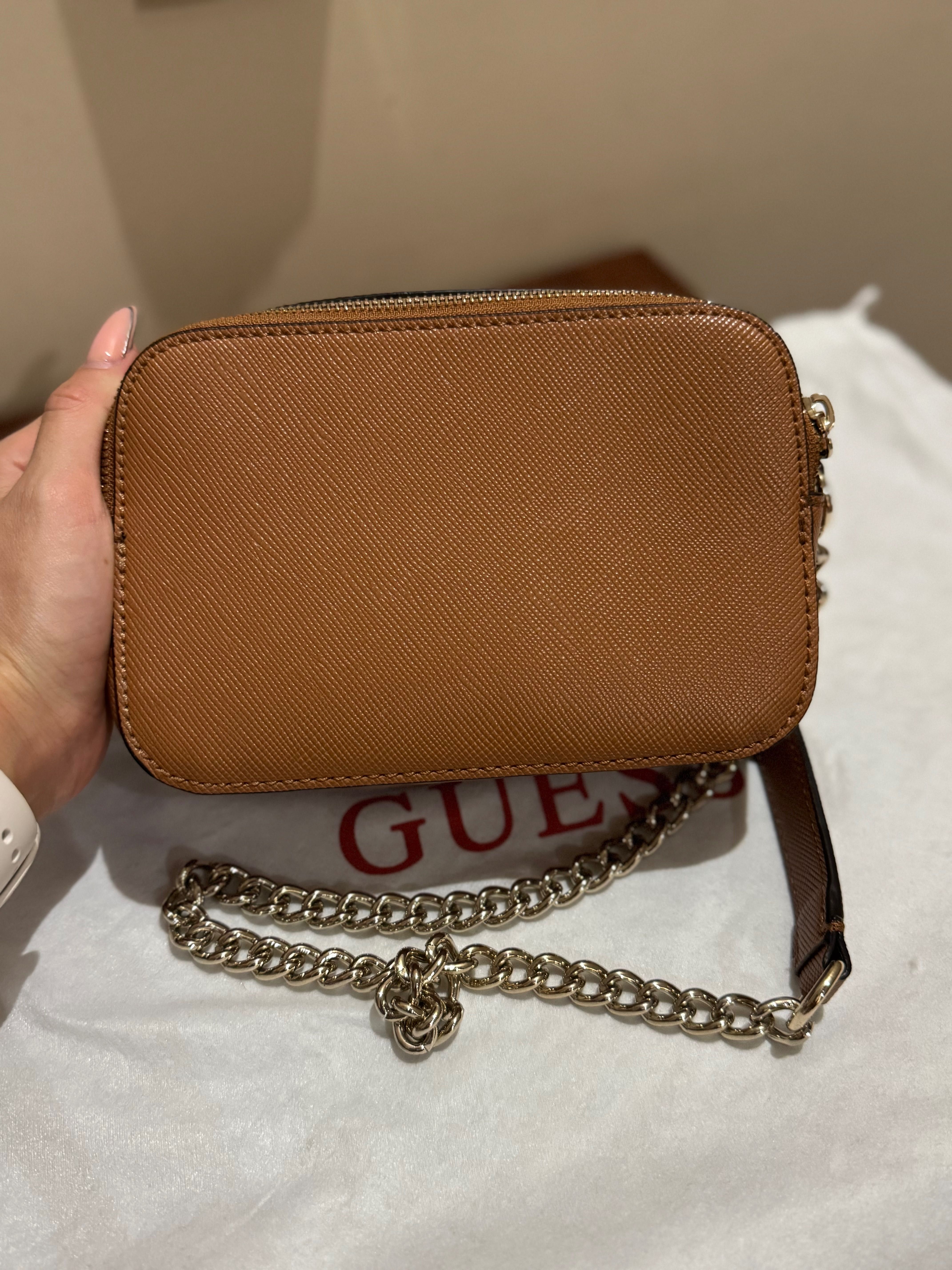 Чанта Guess, кафява