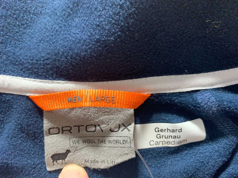 Мъжки вълнен мериносов полар Ortovox Fleece Space Dyed Jacket L