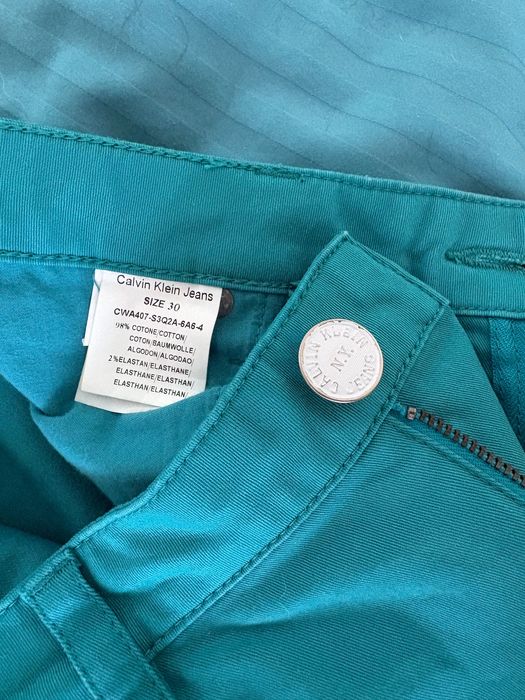 Pantaloni Calvin Klein Jeans skiny cu talie joasa
