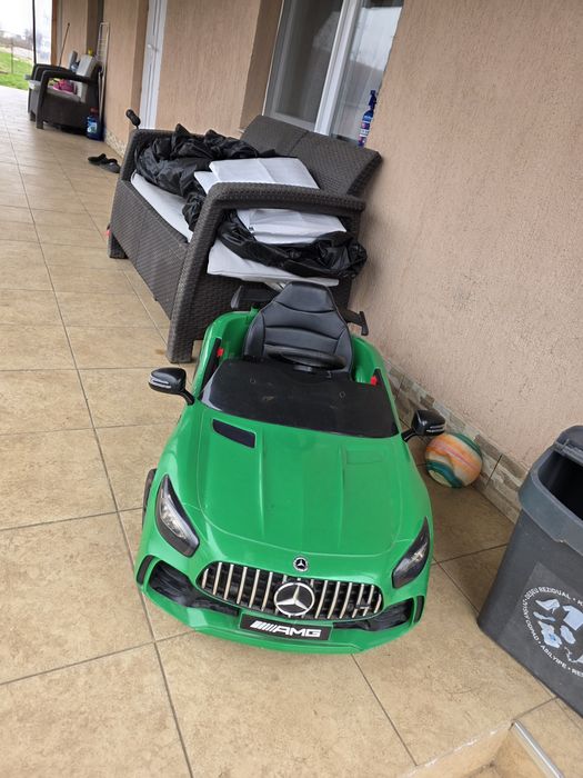 Masinuta electrica copii Mercedes Benz GTR AMG Coupe verde 6V