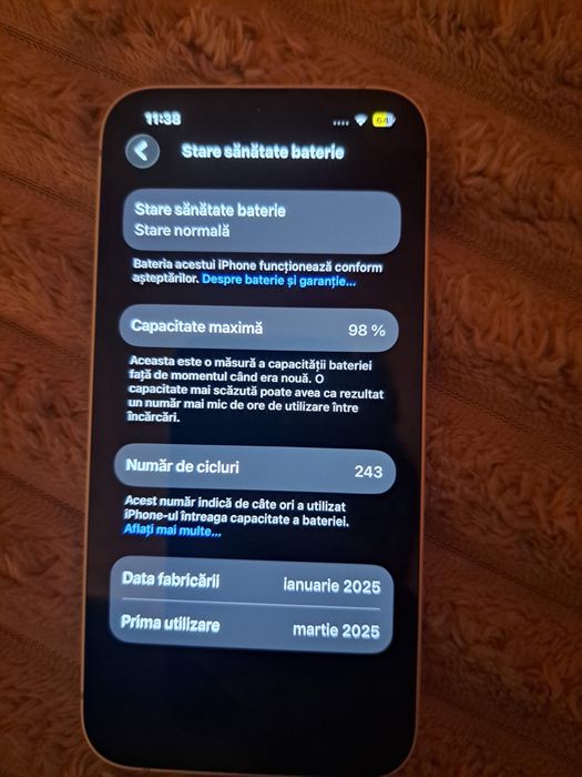 Iphone 16 e alb.