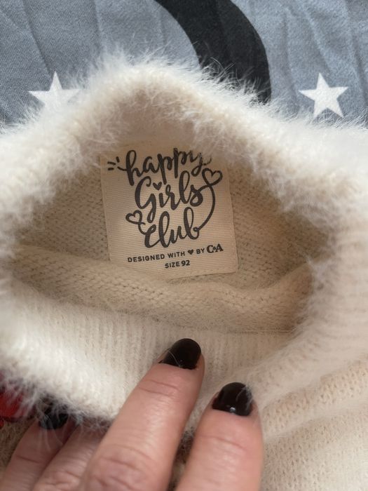 Pulover pufos copii C&A marimea 92