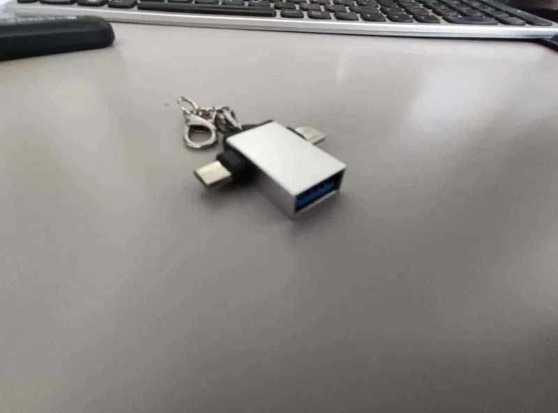 Mufa OTG mini USB si mufa C din USB 3.1 tip brelog Transport Gratuit