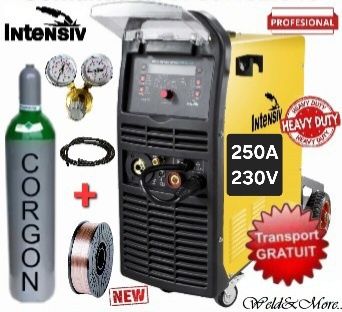 Aparat sudura MIG-MAG DIGI MIG 250+Butelie Corgon PLINA+Reductor+Sarma