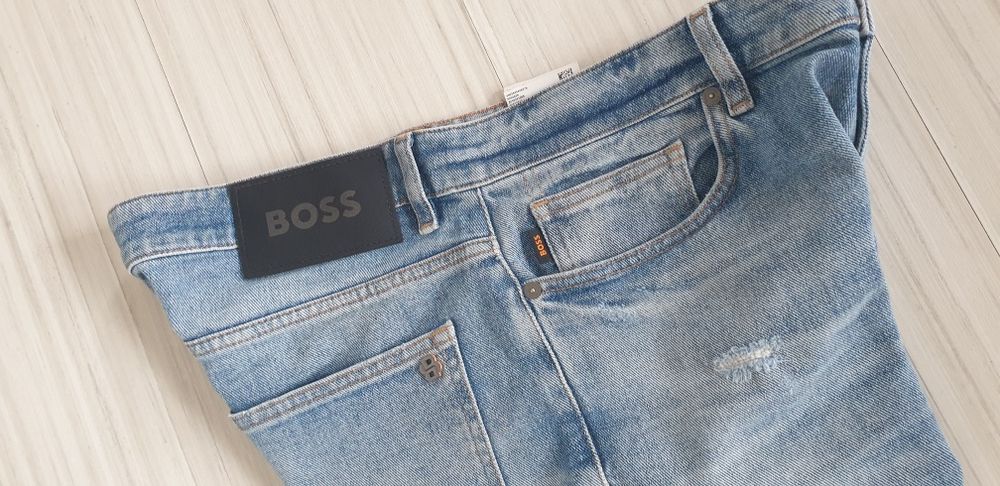 Hugo Boss Delaware Soft Touch  34/34 НОВО! ОРИГИНАЛ Мъжки Дънки!