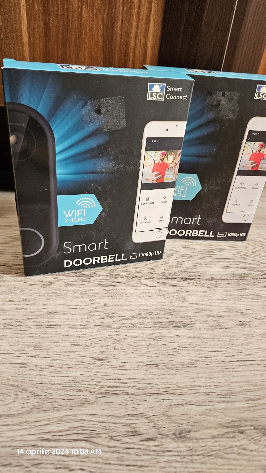 Interfon/sonerie Smart Wi/Fi micro Sd