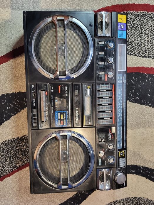 LASONIC TRC-931 Radio Casetofon Vintage Jumbo BOOMBOX. Functioneaza