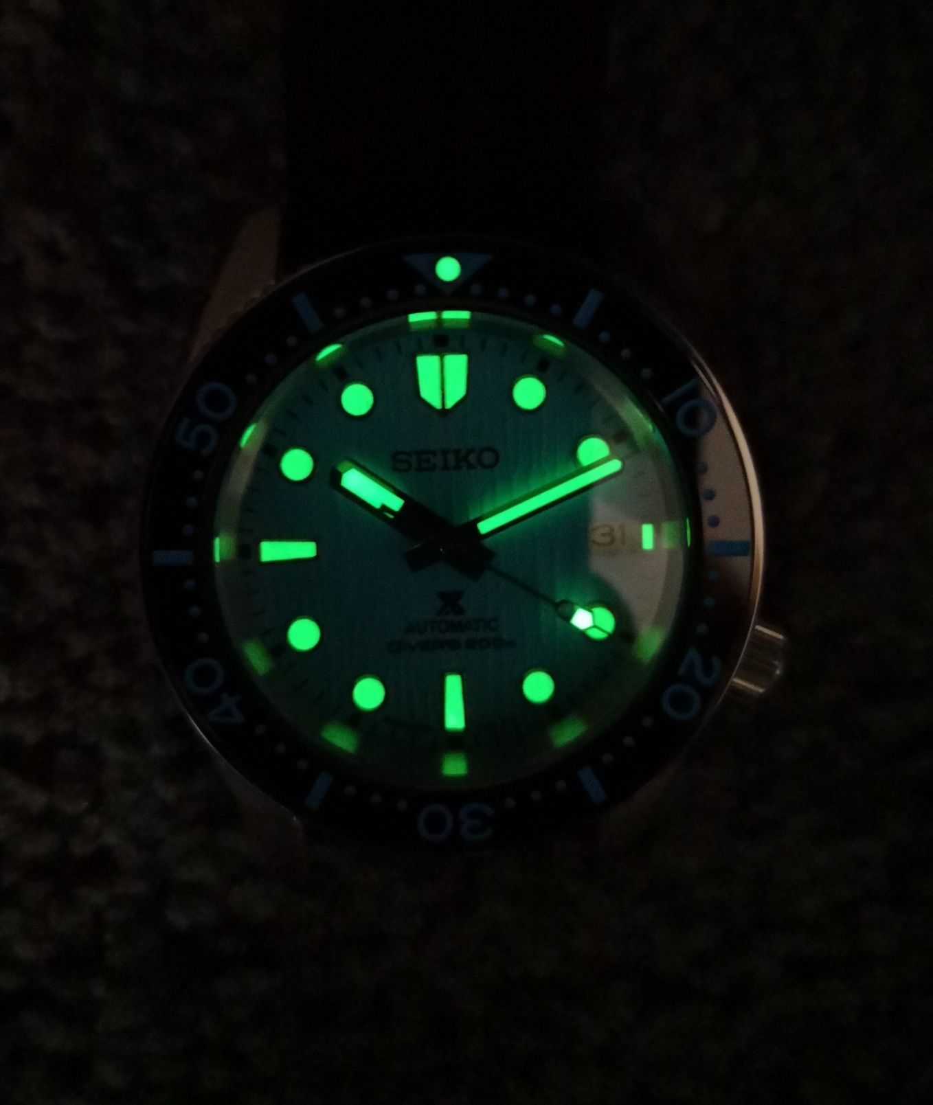Ceas automatic Seiko Mod Prospex MarineMaster MM200 curea FKM