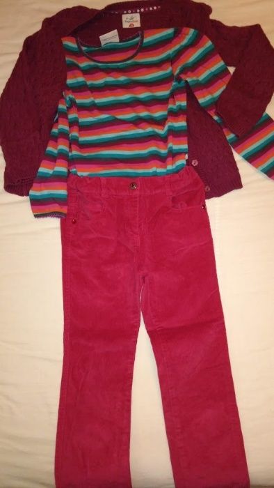 Lot 116 cm, pantaloni, sweater si bluza, Topolino - UTILIZATE