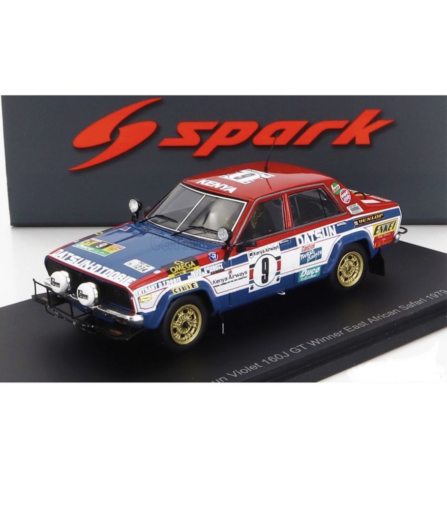 Macheta Spark S7766, Datsun Violet 160J GT #9, 1:43 - Sigilata!