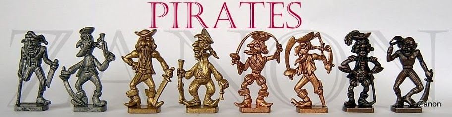 Фигурки от метал - Пирати и други метални фигурки войници Kinder Кинде