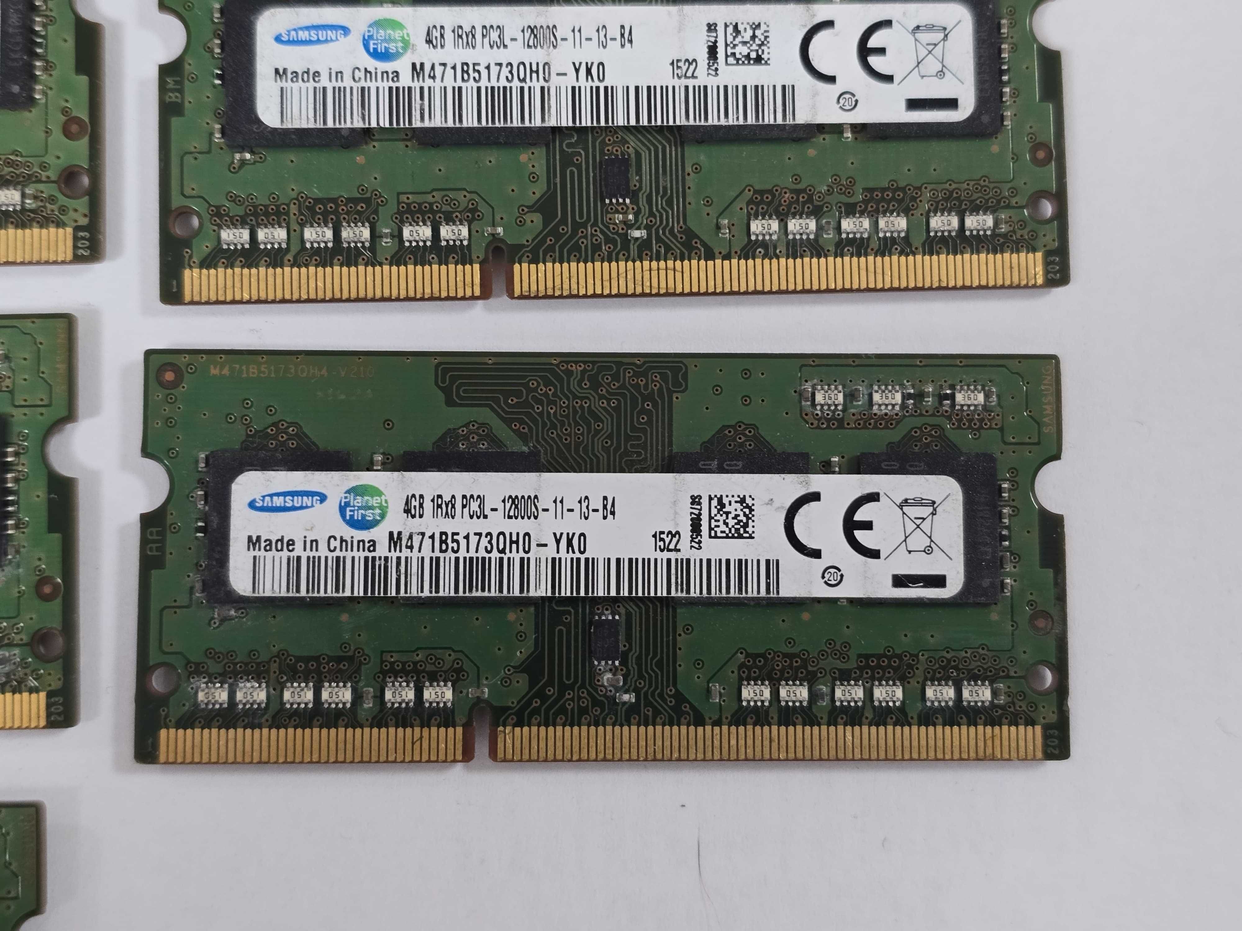 Memorie RAM laptop Samsung 4GB DDR3-1600MHz CL11 1.35V Low Voltage