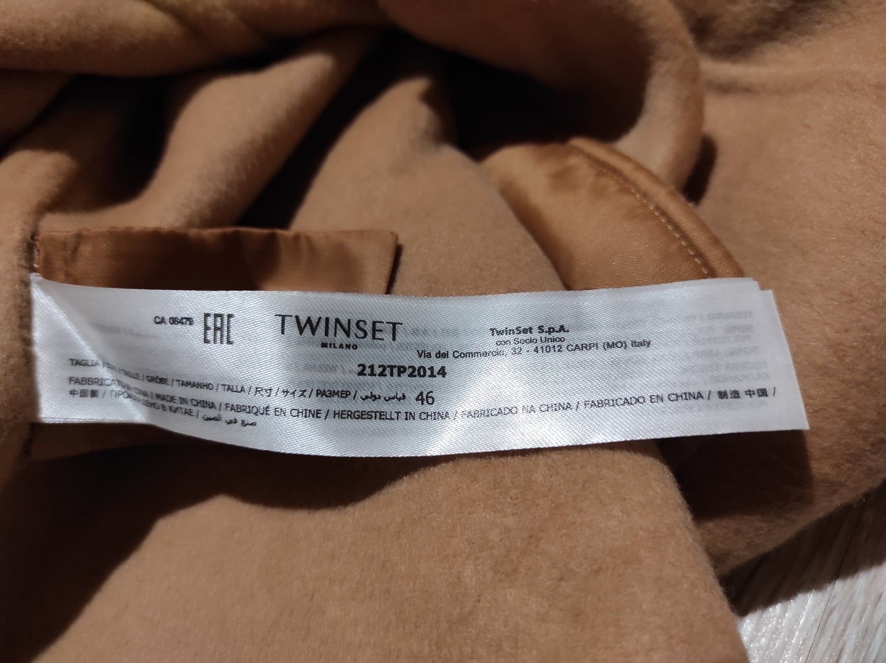 Sacou dama TwinSet  46 (L /XL )