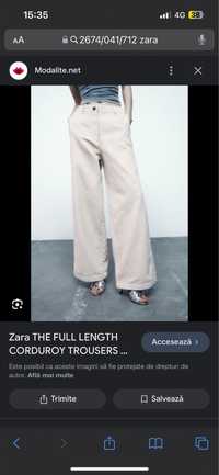 Pantaloni Zara nou cu eticheta