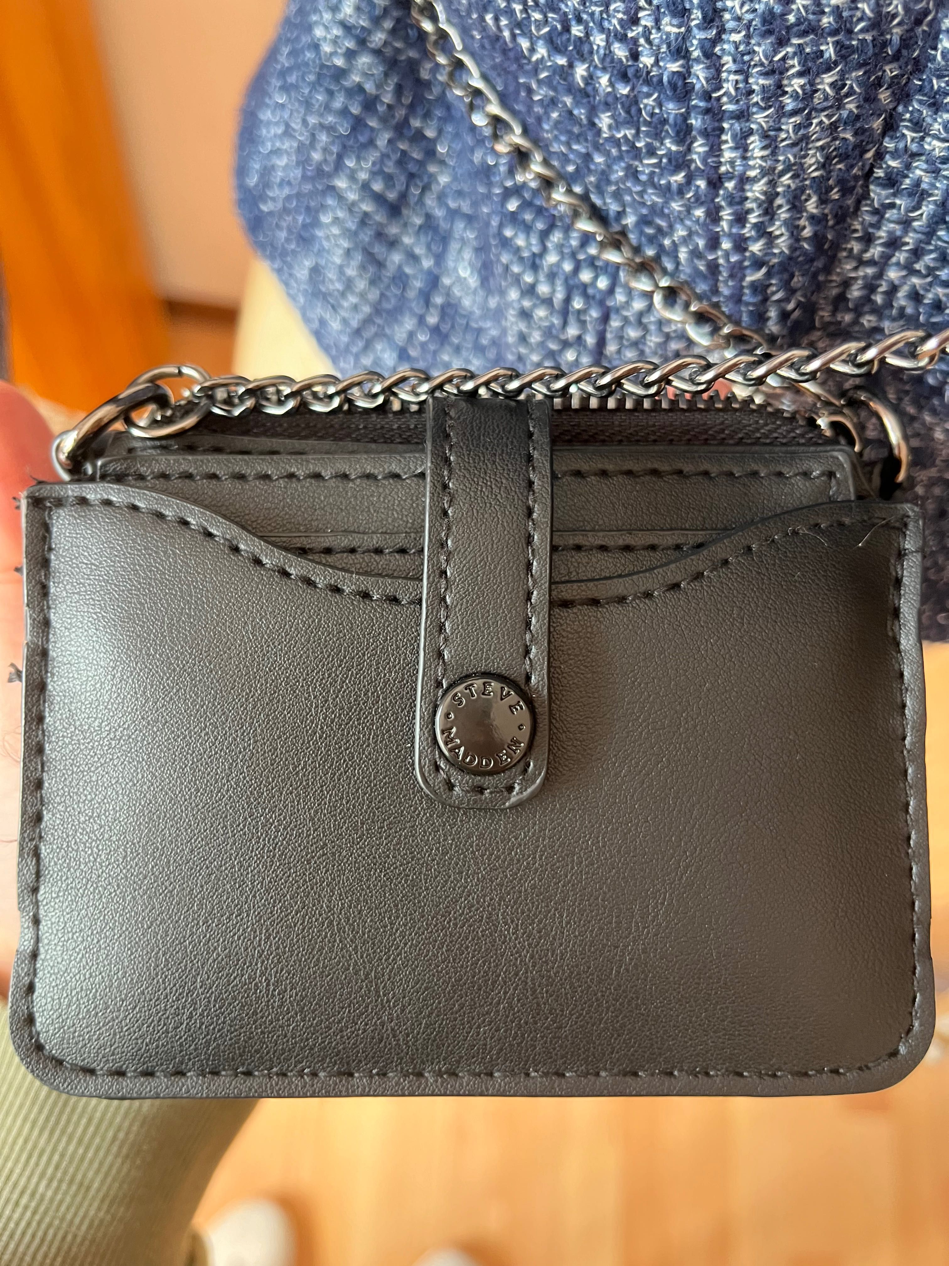 Малка черна чанта Steve Madden