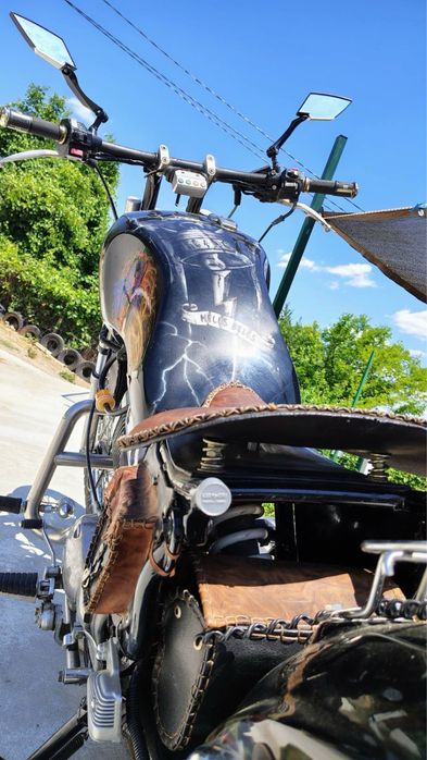 Продавам къстъм мотор Yamaha Virago 400cc. 1999г.