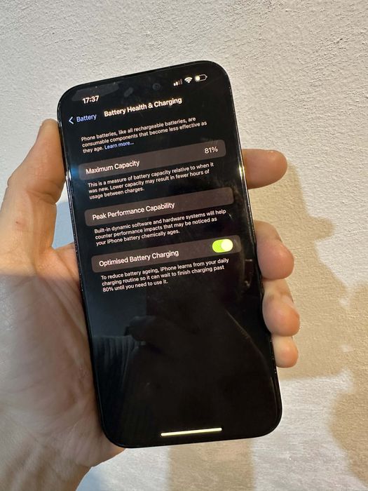 Iphone 14 pro max 256, 81%, negru