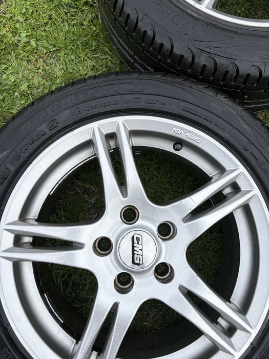 Jante cu anvelope vara 5x112, 205/55/r16