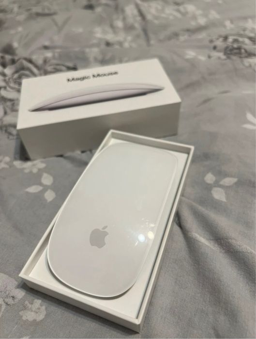 Mouse Apple (2021) Magic 3 MK2E3ZM/A, Bluetooth, Alb/Argintiu