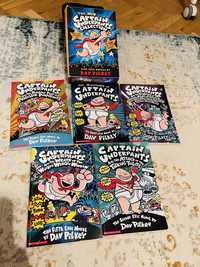 Benzi desenate colectia Captain Underpants engleza si bonus