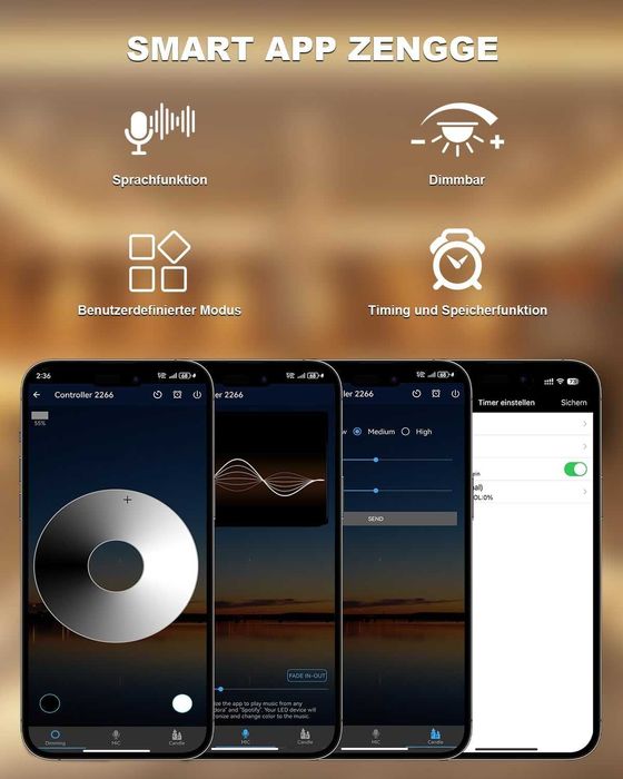 Bandă LED COB 30M (2*15M) Impermeabilă IP68, Bandă LED 24V 2700K