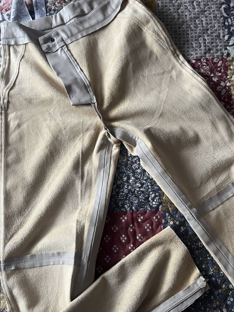 Zara pantaloni imitatie piele, marime s, 25 perechea