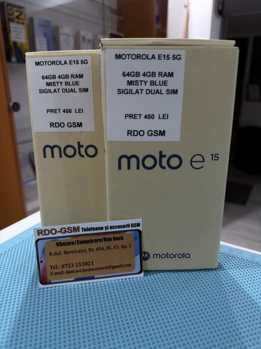 Motorola E15 5G 64gb Sigilat/Garantie