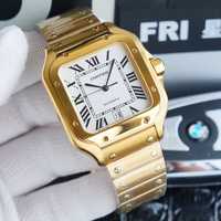 Vand ceas Cartier Santos Gold