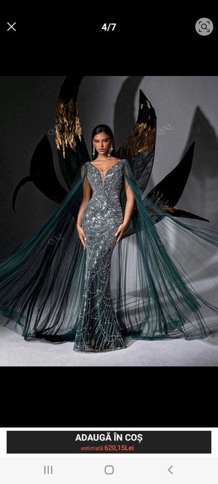 Rochie eleganta cu margele