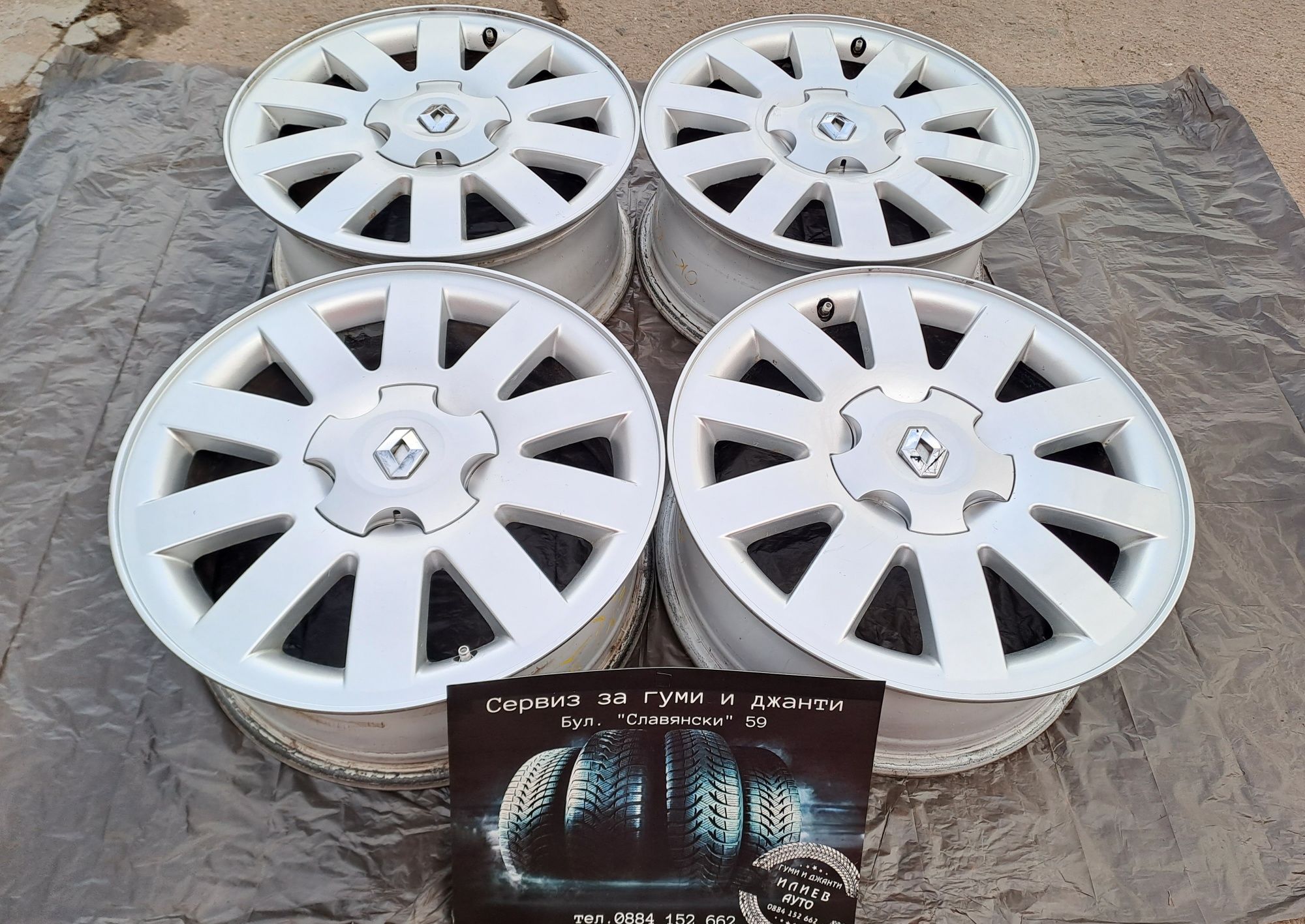 16" 5X108mm Renault, 5Х108мм Рено Оригинални Алуминиеви джанти