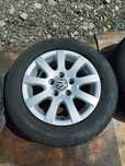 Vand 5 jante Vw 5 x112 cu tot cu anvelope GoodYear