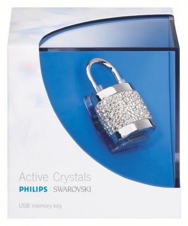 USB флеш-карта c инкрустированными кристаллами от Swarovski / Philips